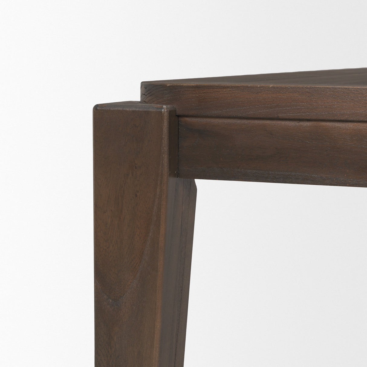 Teva Dark Brown Wood Rectangular Dining Table by Mercana at Eve Furniture