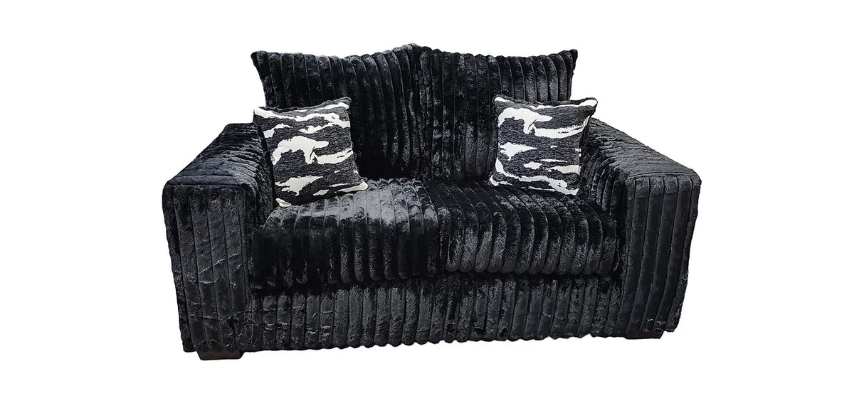 Texan Black Oversized Living Room Set by New Era Innovations at Eve Furniture