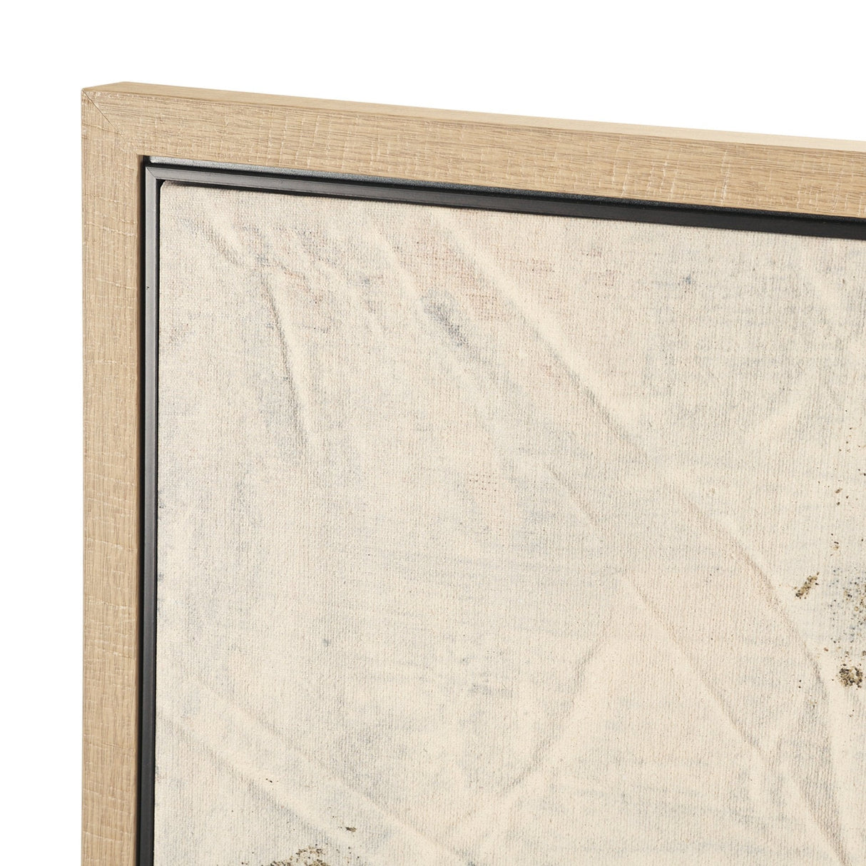 Textural Echo - Fragment by Kristine Hegre Hand-Embellished Textured Framed Canvas Artwork by Mercana at Eve Furniture