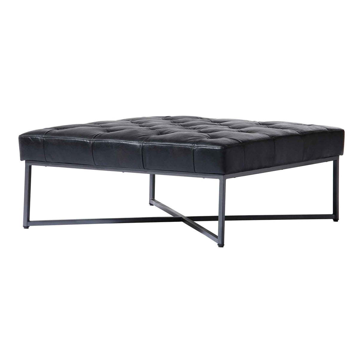 Thad Black Ottoman