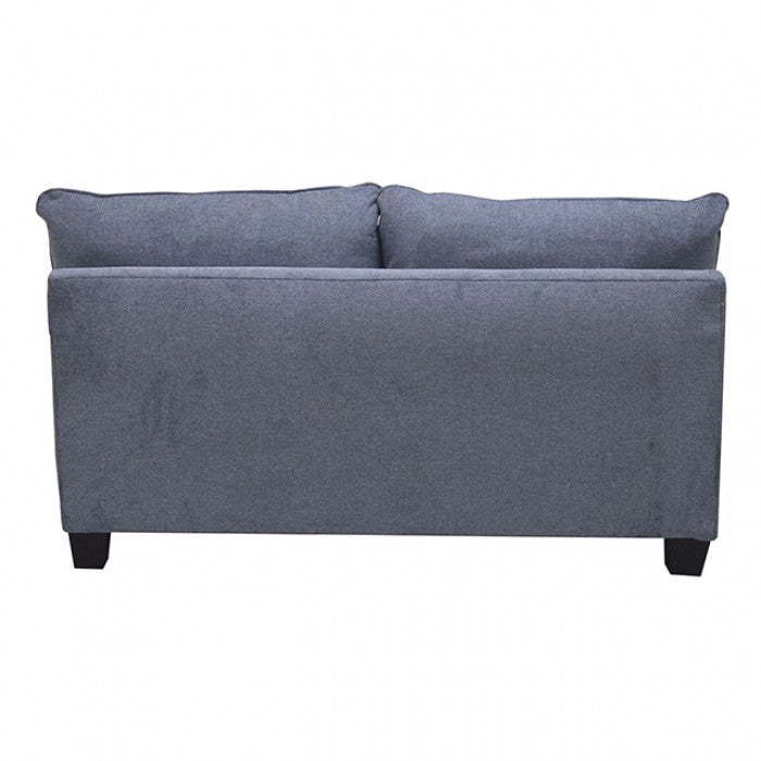 Thame Blue Loveseat by Furniture of America at Eve Furniture