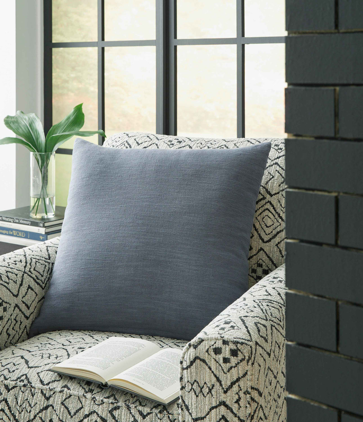 Thaneville Blue Pillow by Ashley at Eve Furniture