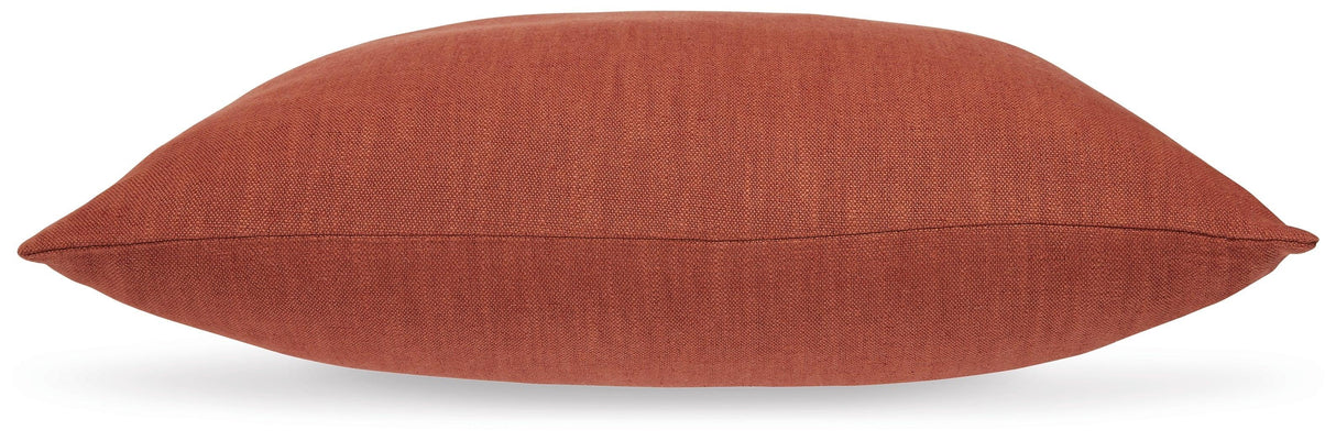 Thaneville Rust Pillow (Set of 4) by Ashley at Eve Furniture
