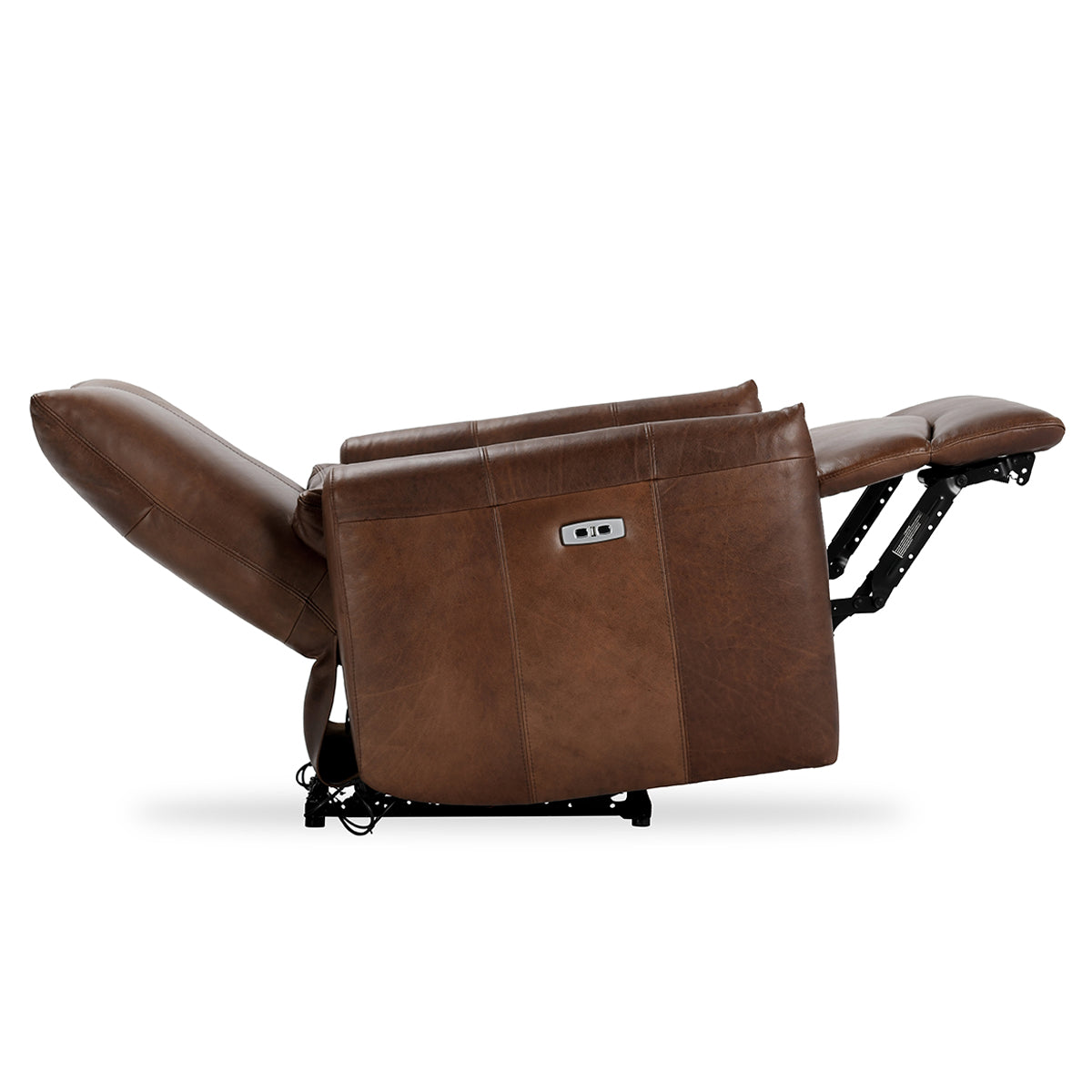 Thaya Antique Brown Power Recliner Chair by Classic Home at Eve Furniture
