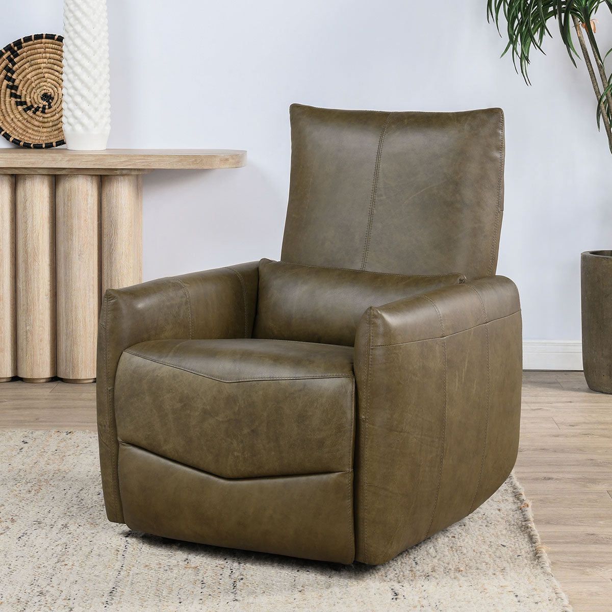 Thaya Earth Brown Power Recliner Chair by Classic Home at Eve Furniture