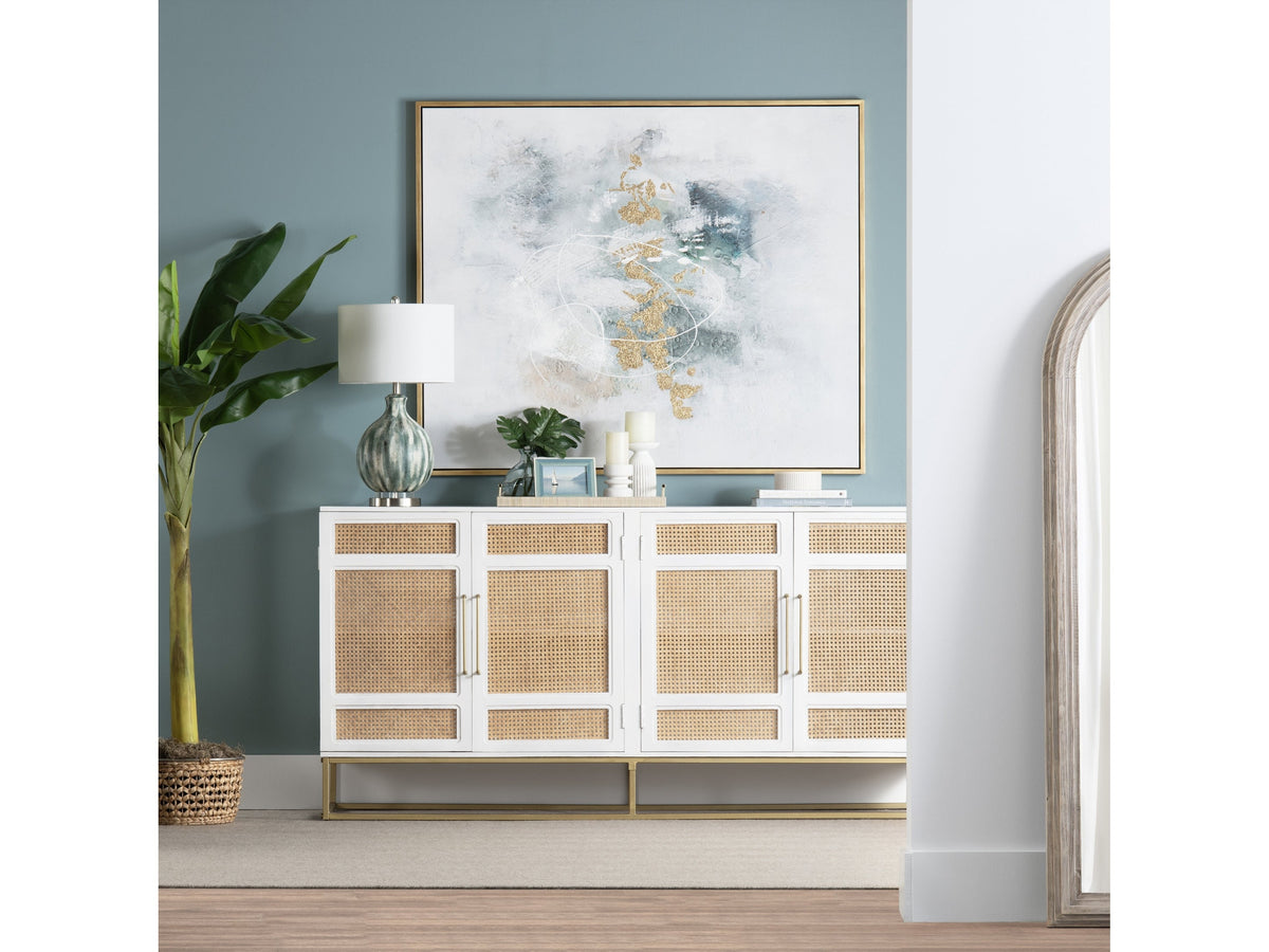 The Green Way Green/White Canvas by Crestview at Eve Furniture