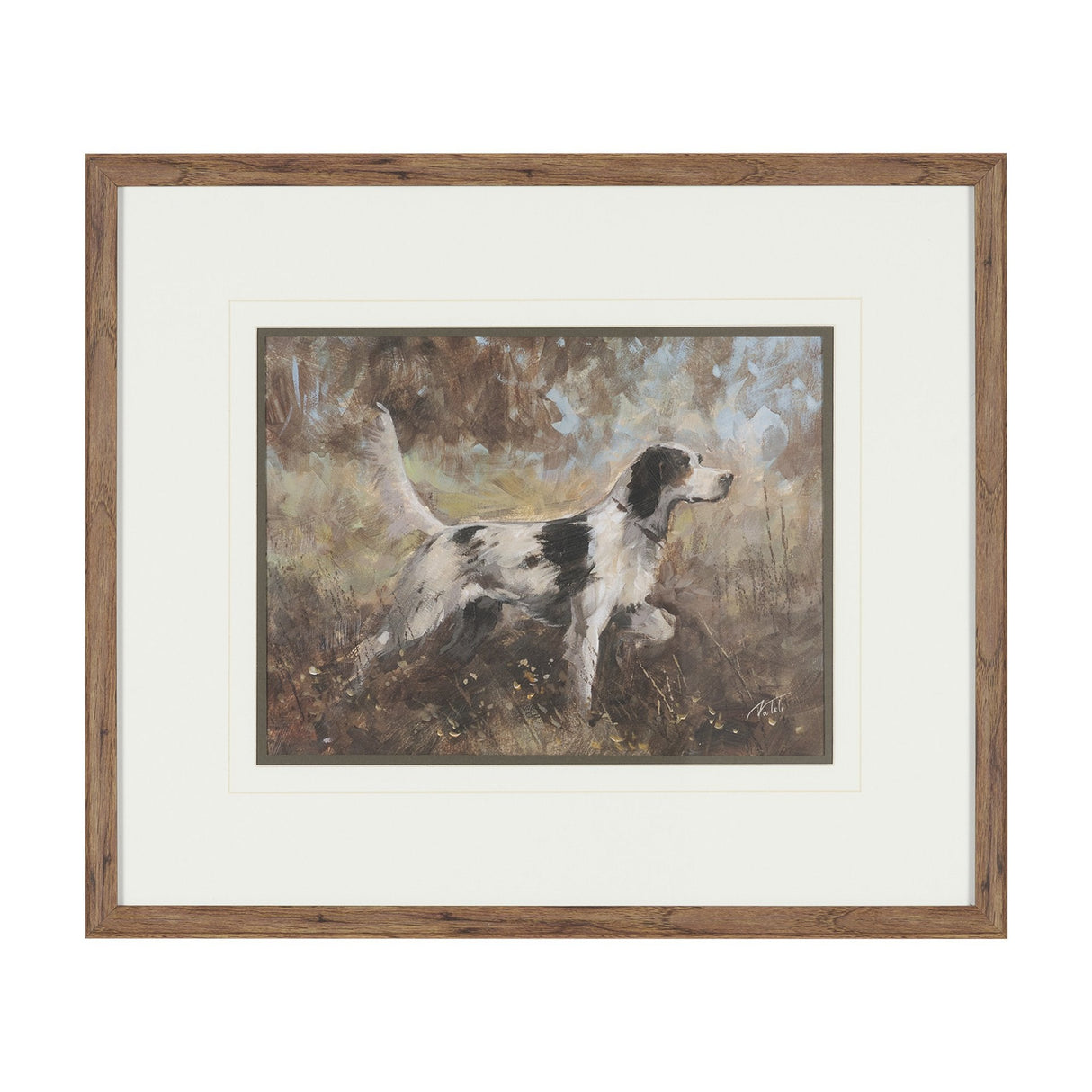 The Loyal Tracker I by Mercana Studio Textured Framed Artwork Matted under Glass by Mercana at Eve Furniture