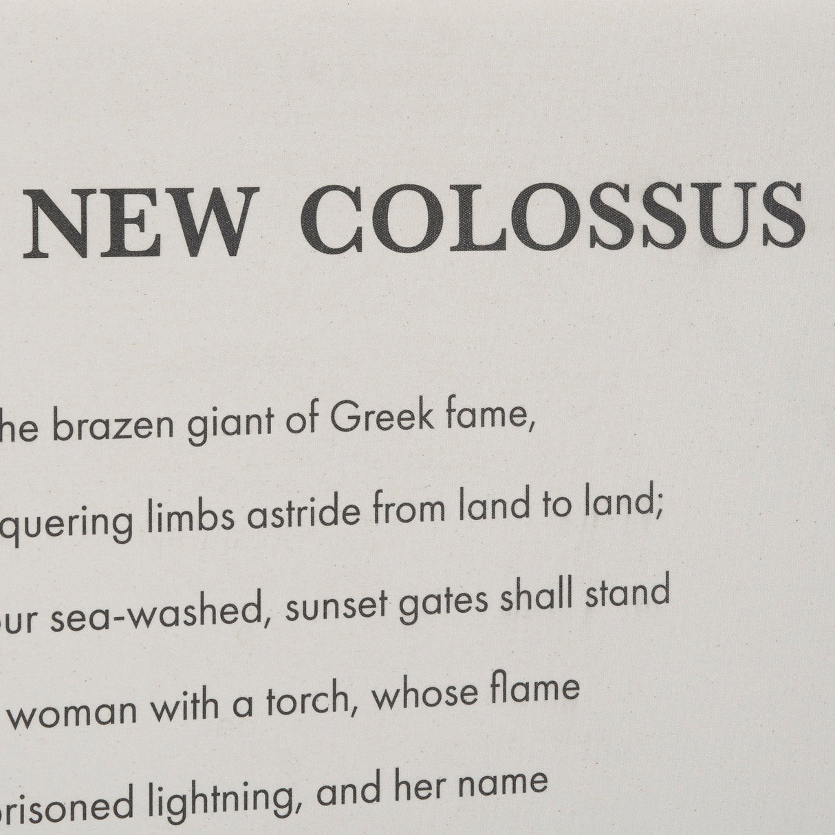 The New Colossus by Mercana Studio a Hand Embellished Framed Art Print Matted under Glass by Mercana at Eve Furniture