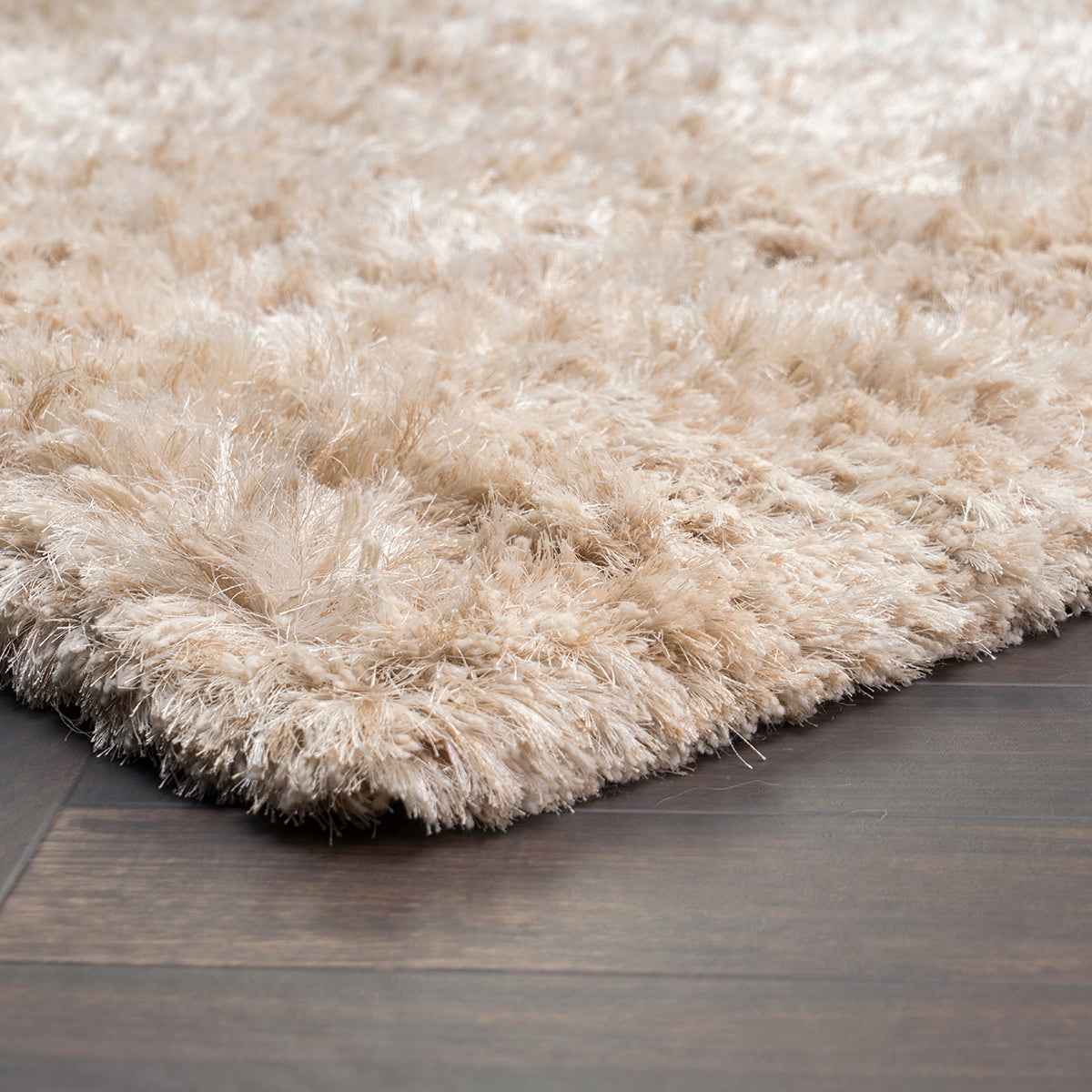The Ritz Ivory Shag Rug by Classic Home at Eve Furniture