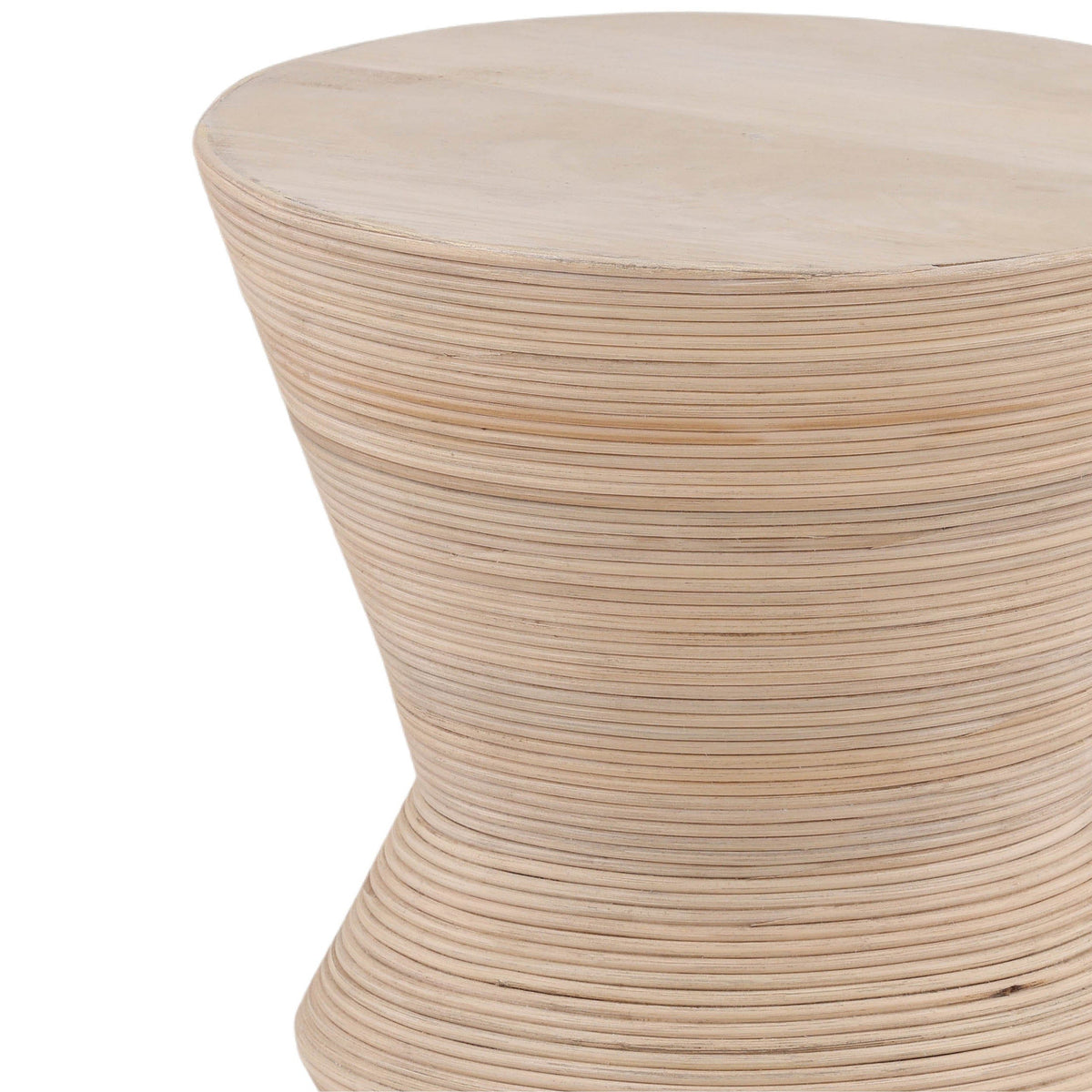 Theda Side Table, Light Natural by Dovetail at Eve Furniture