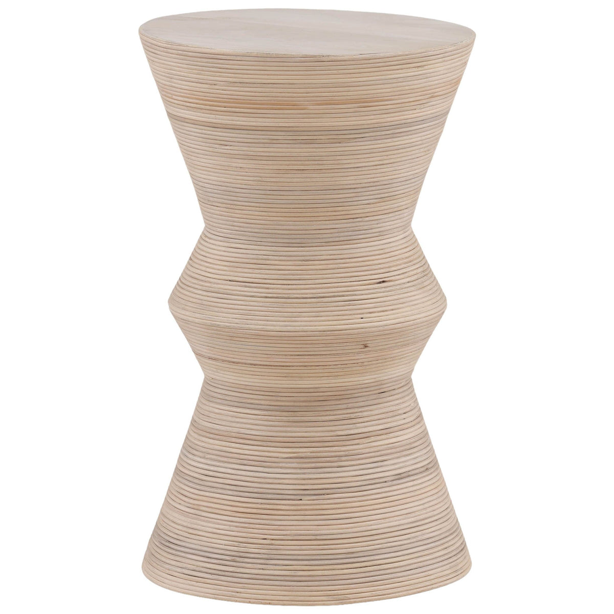 Theda Side Table, Light Natural by Dovetail at Eve Furniture
