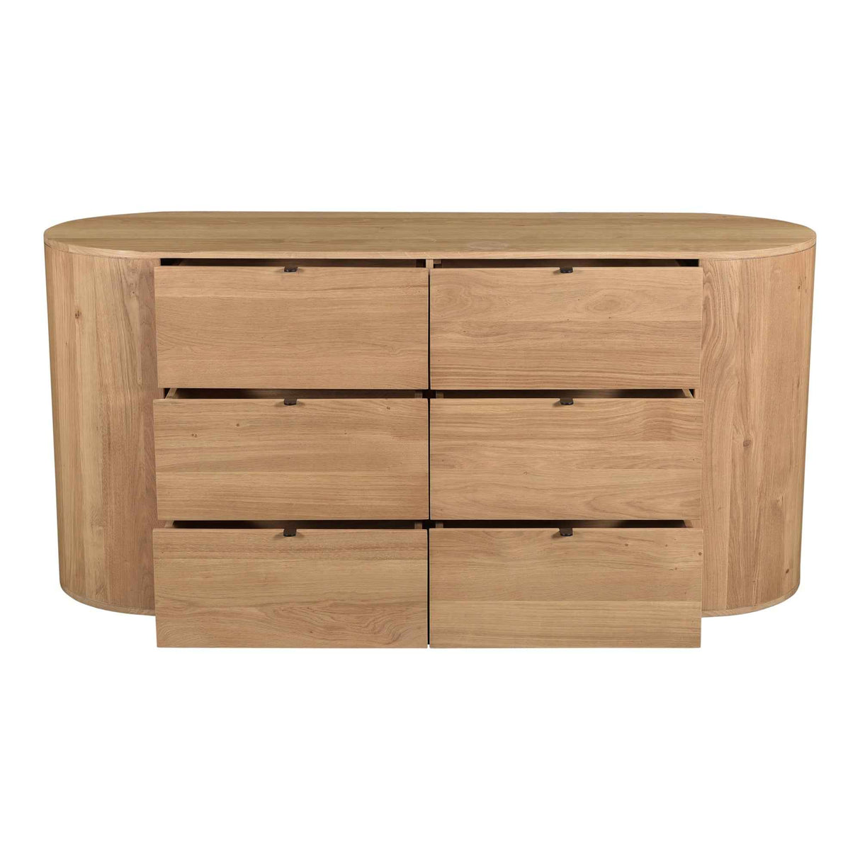 Theo Natural 6 Drawer Dresser by Moe's Home at Eve Furniture