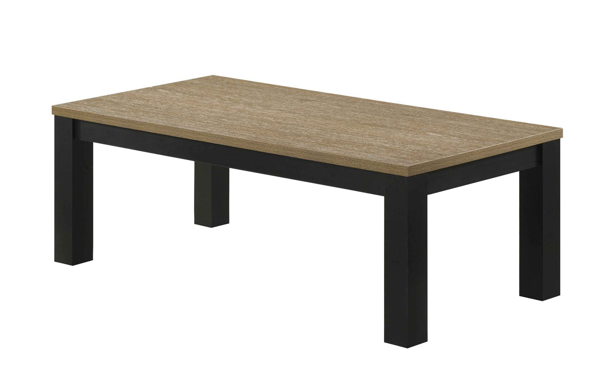 Theo Natural/Black 3-Piece Cocktail Set by Crown Mark at Eve Furniture