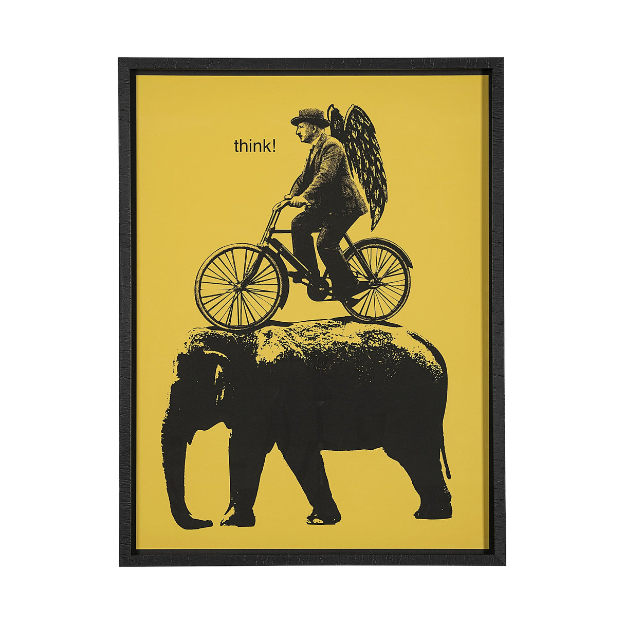 Think! by Urban Octopus a Framed Art Print Matted under Glass by Mercana at Eve Furniture