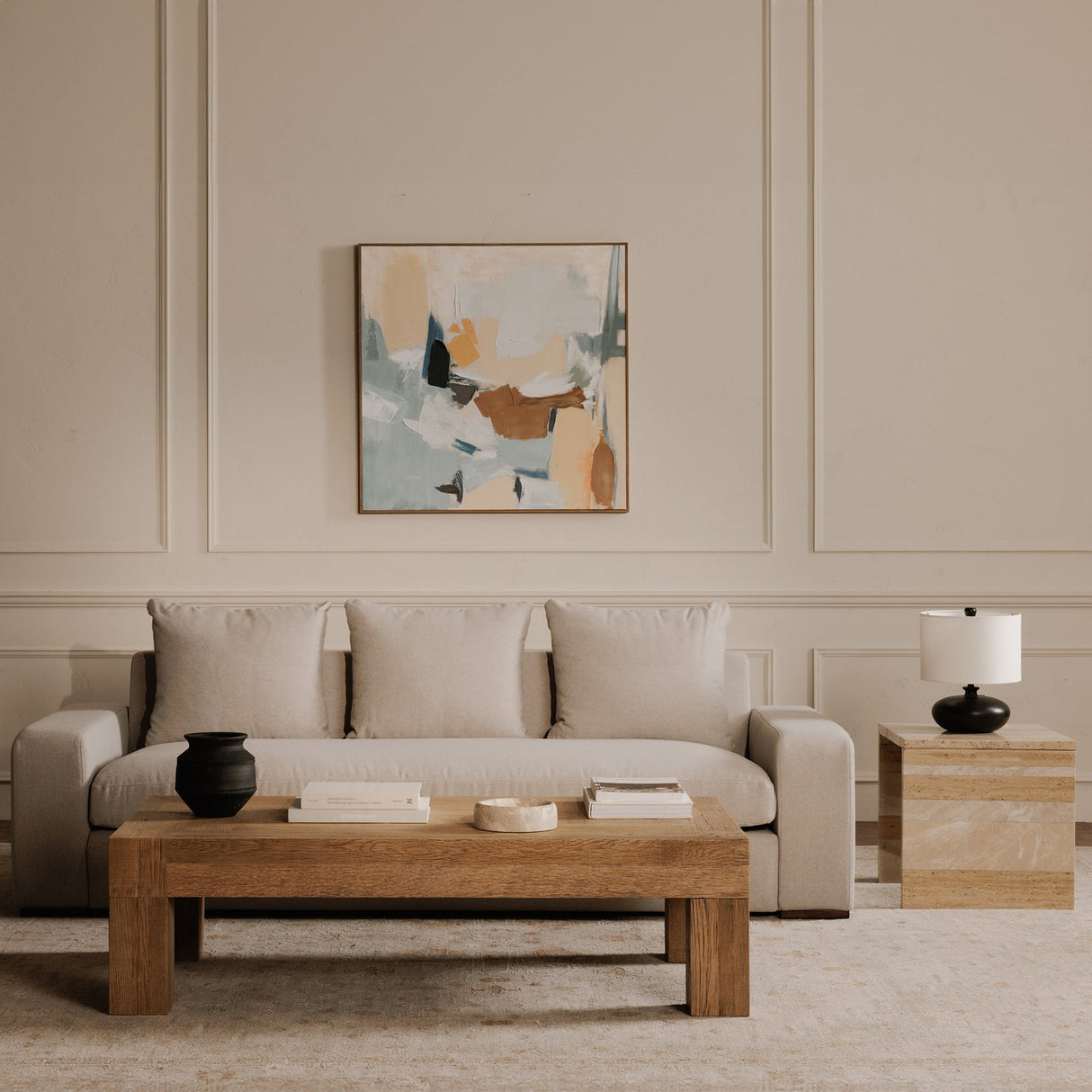 Thomas Grey Sofa by Moe's Home at Eve Furniture