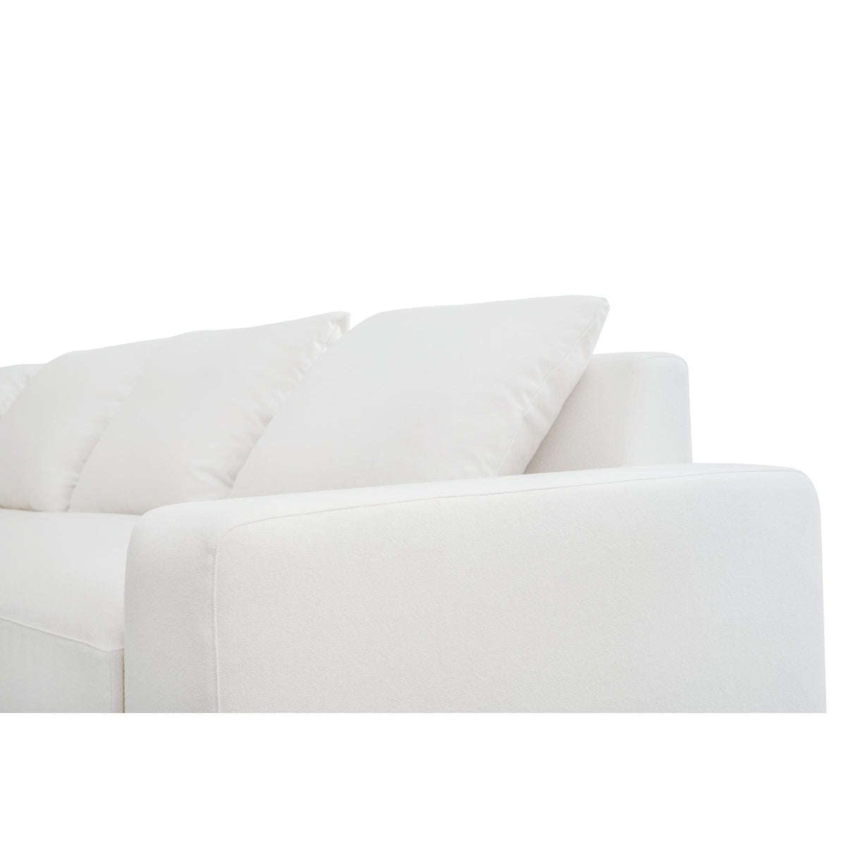 Thomas Ivory Left Sectional by MOES at Eve Furniture