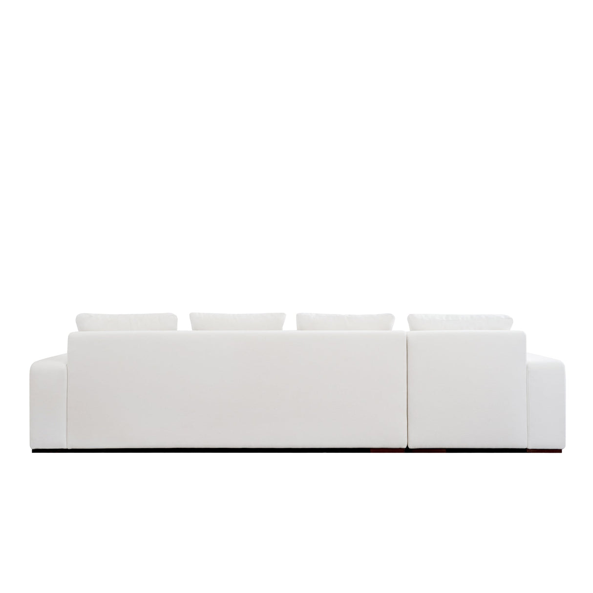 Thomas Ivory Left Sectional by Moe's Home at Eve Furniture