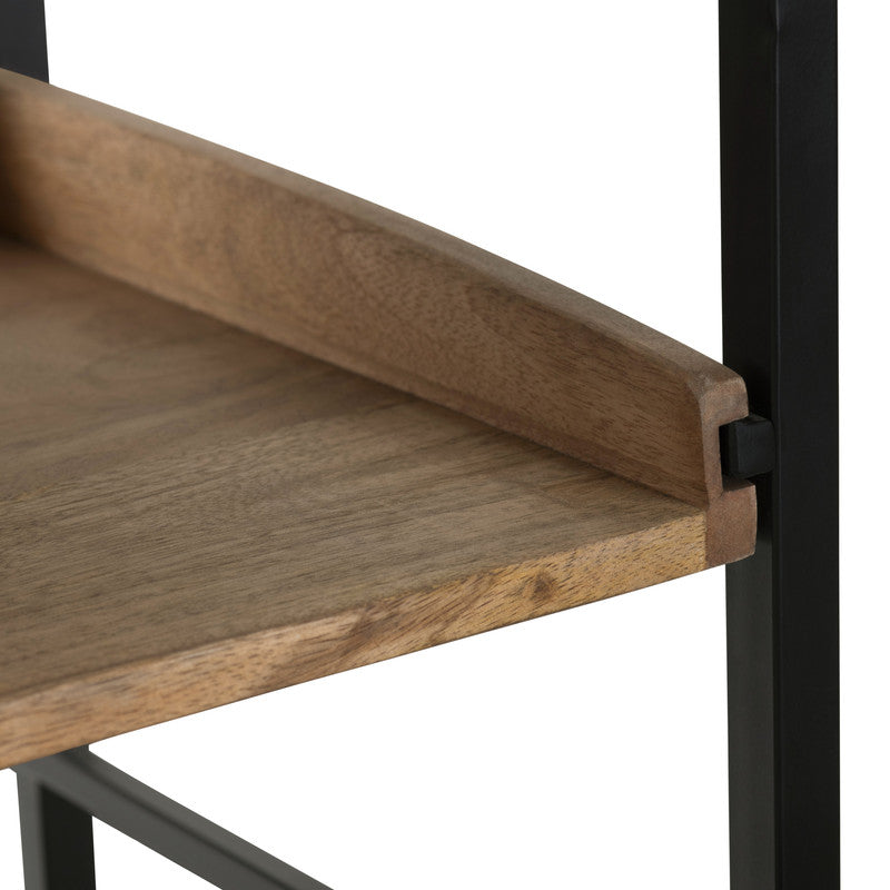 Thomas Road Brown/Black Double Etagere by Crestview at Eve Furniture