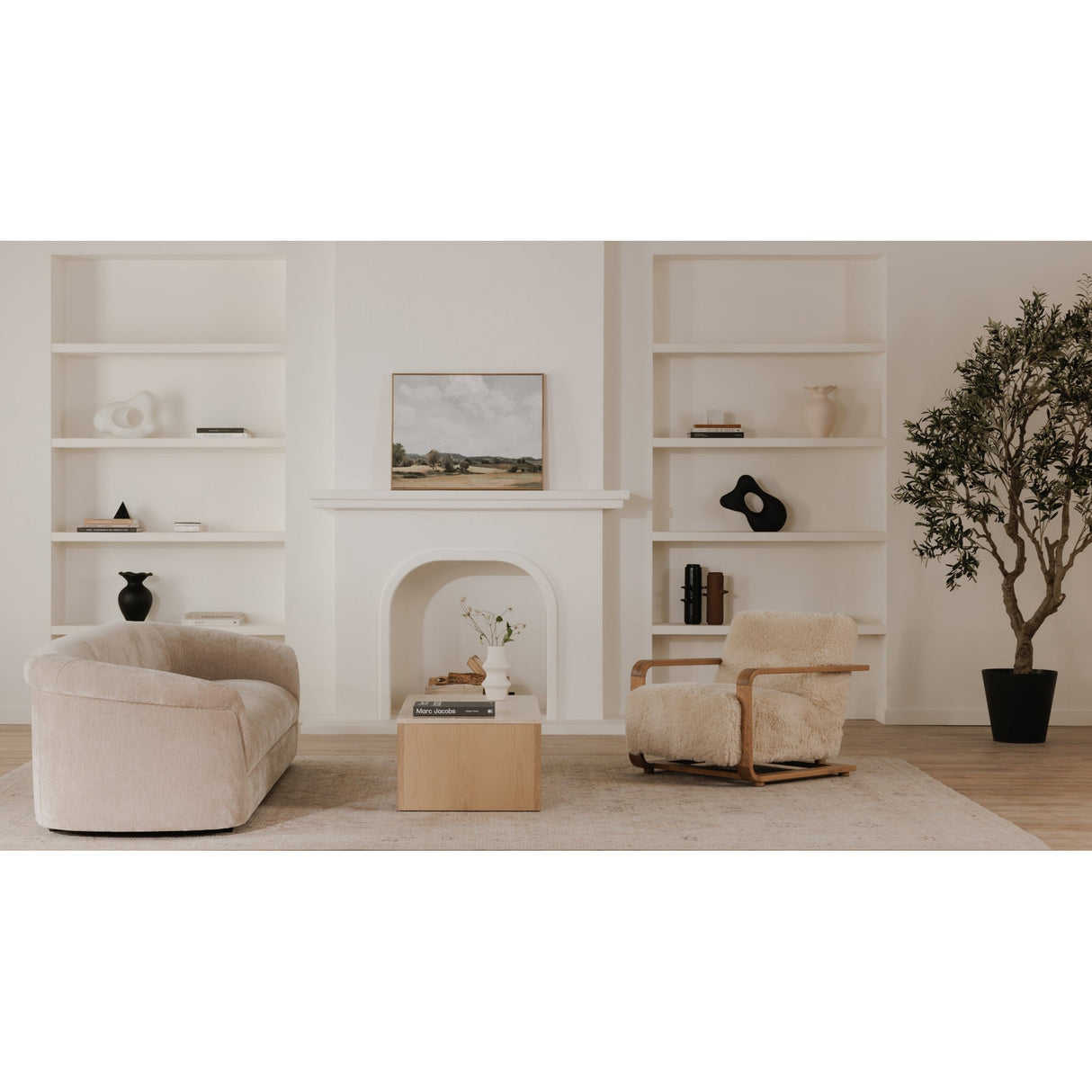 Thora Beige Sofa by Moe's Home at Eve Furniture