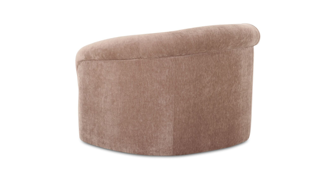 Thora Lounge Chair Blush by Moe's Home at Eve Furniture