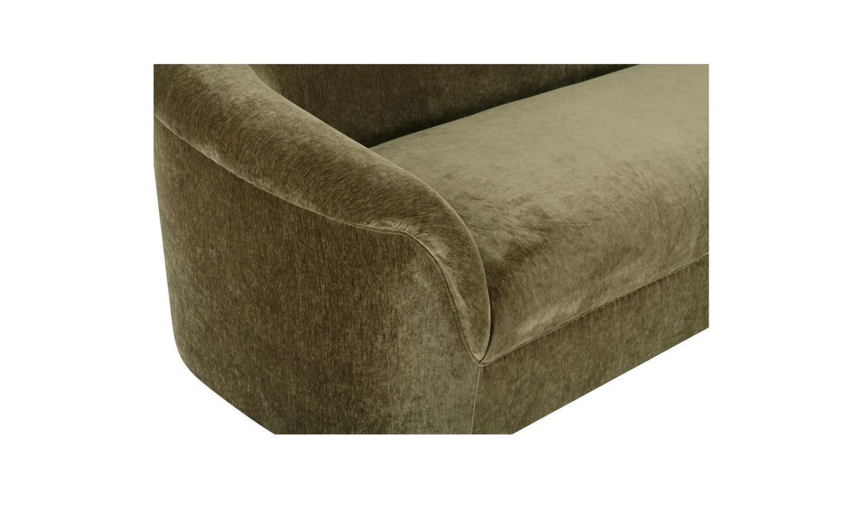 Thora Sofa Dark Green by Moe's Home at Eve Furniture