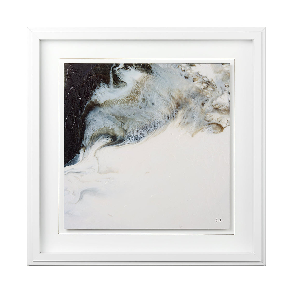 Threshold II by Mercana Studio a Hand Embellished Textured Framed Art Print by Mercana at Eve Furniture