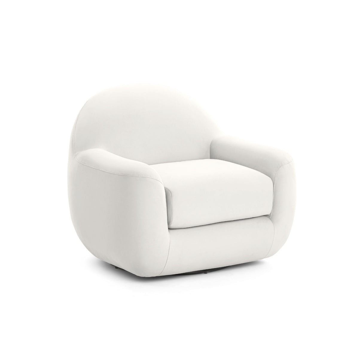 Tiago Performance Velvet Swivel Accent Chair by TOV Furniture at Eve Furniture