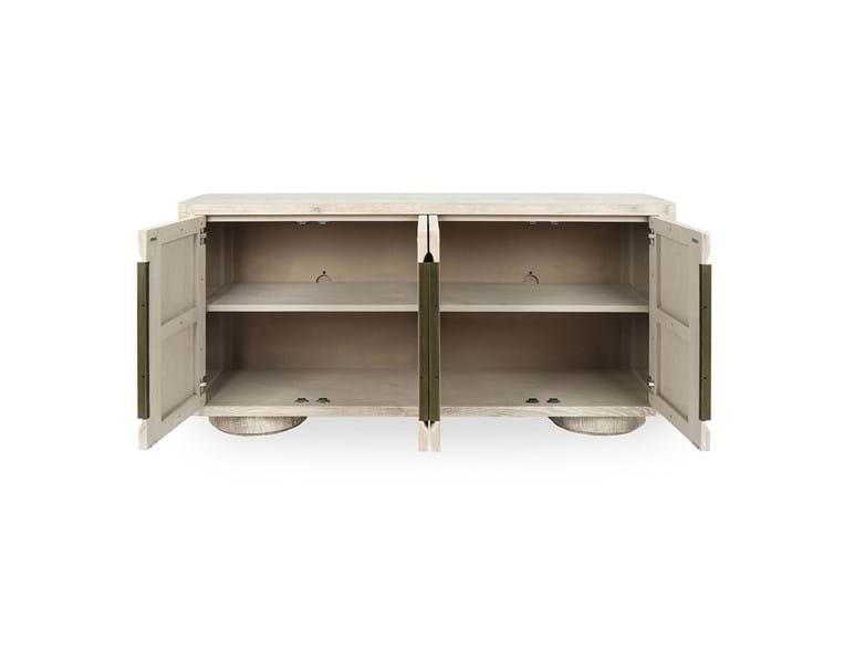 Tiber Whitewashed Buffet by Classic Home at Eve Furniture