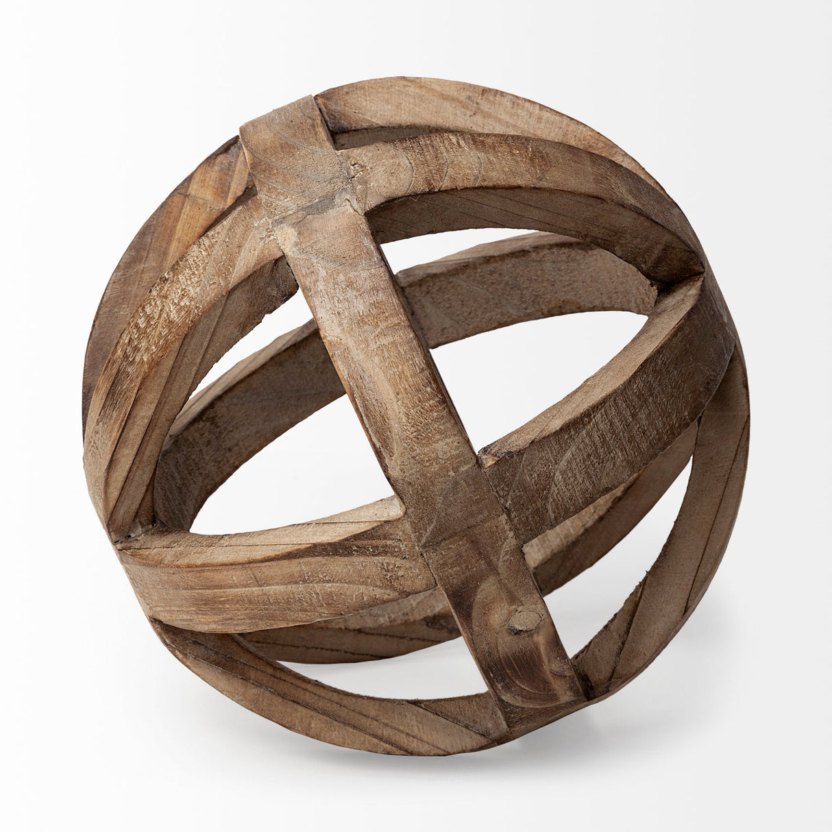 Tibik Natural Wooden Orb by Mercana at Eve Furniture