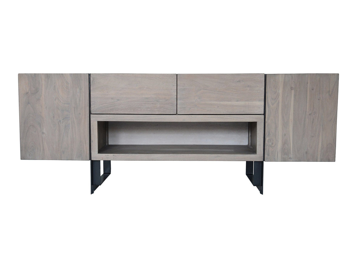 Tiburon Blush Multi Media Cabinet by MOES at Eve Furniture