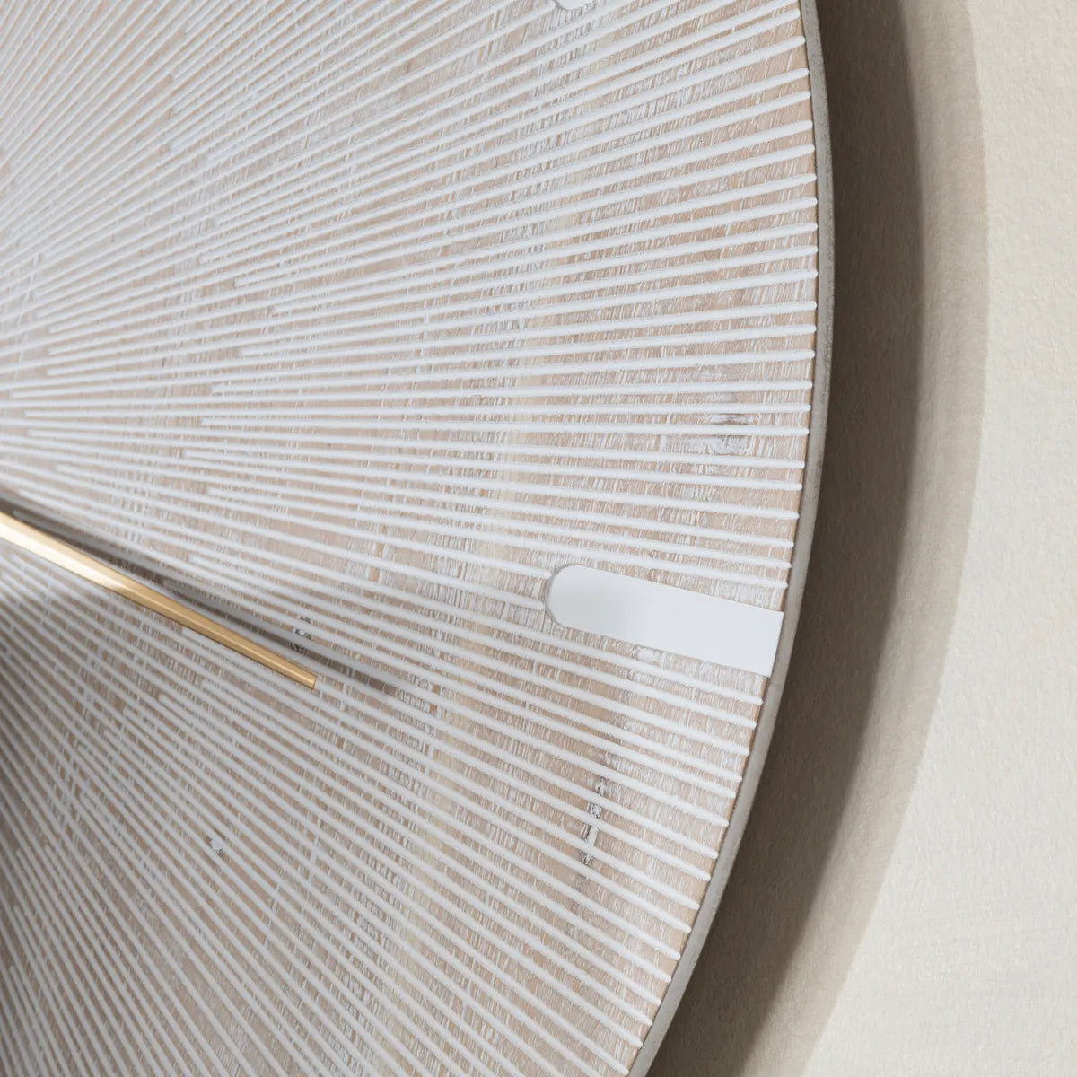 Tick'N Cream Wall Clock by Crestview at Eve Furniture