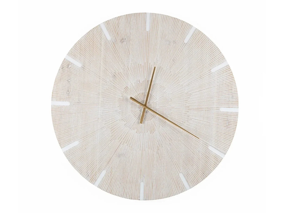 Tick'N Cream Wall Clock by Crestview at Eve Furniture