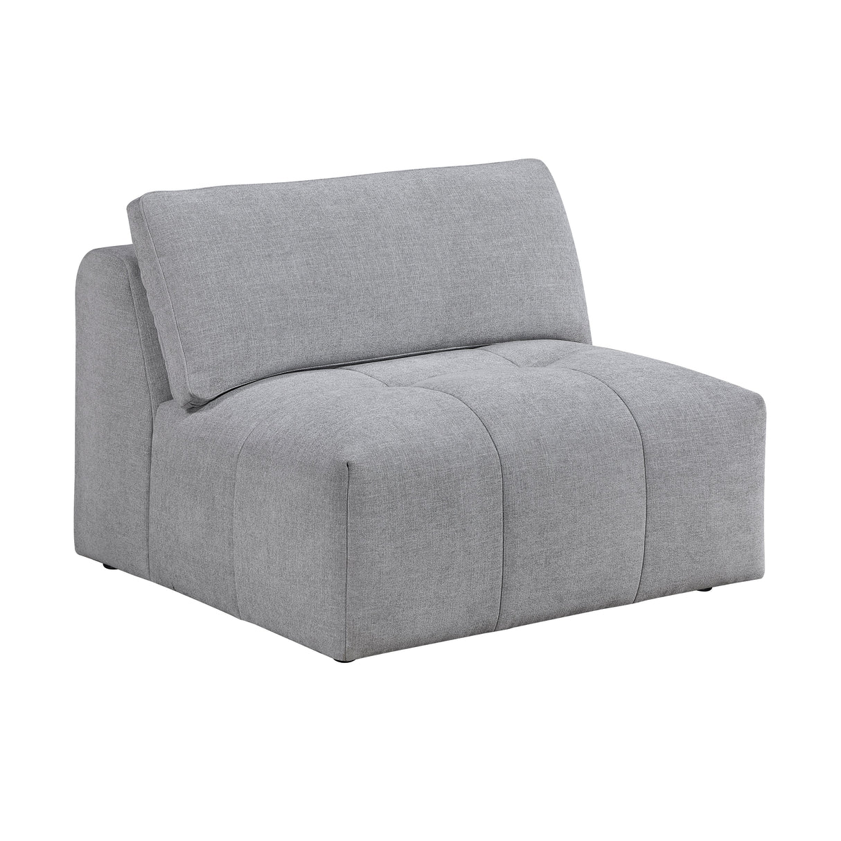 Tidal Gray 6-Piece Modular Sectional with Two Ottomans by Homelegance at Eve Furniture