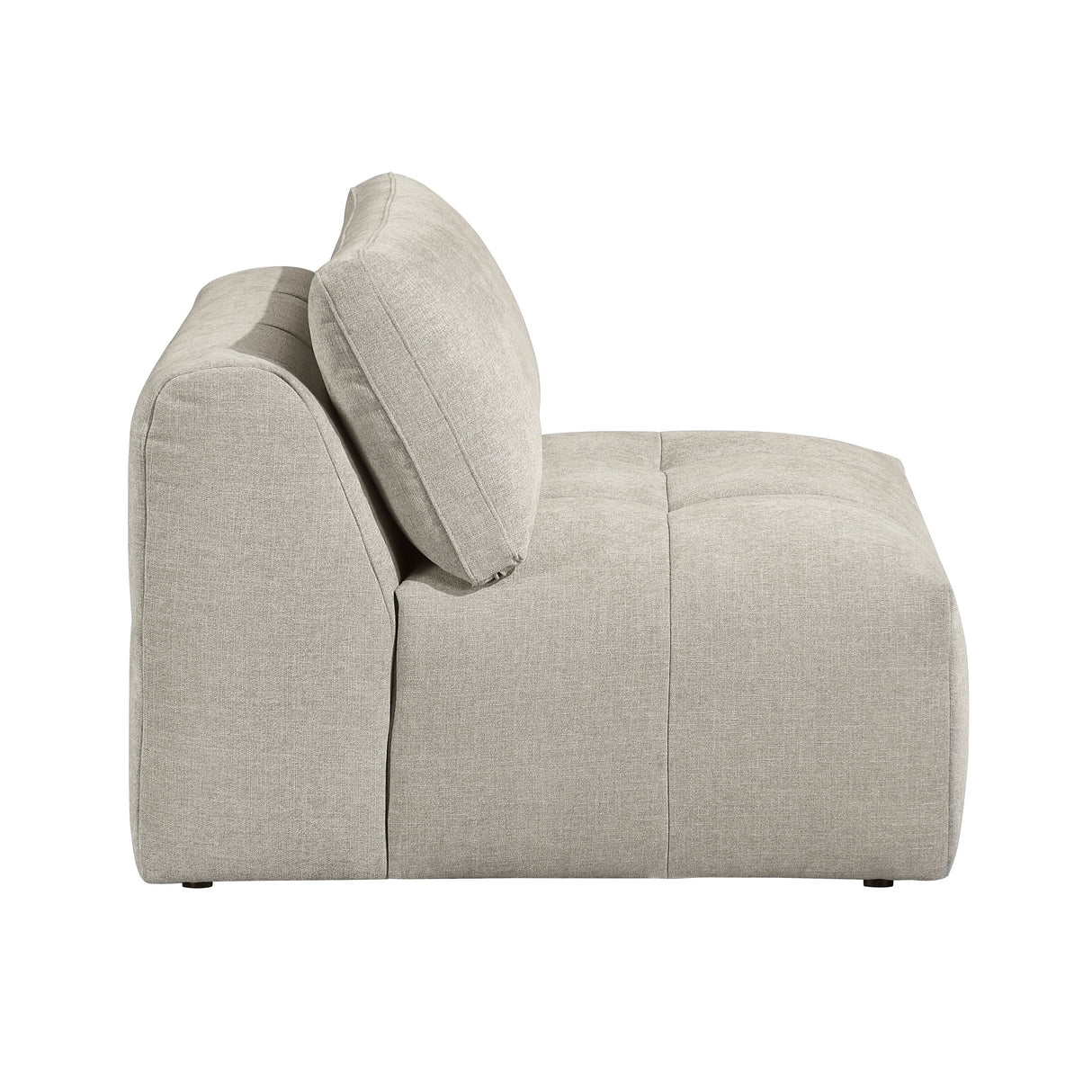 Tidal Taupe 6-Piece Modular Sectional with Two Ottomans by Homelegance at Eve Furniture