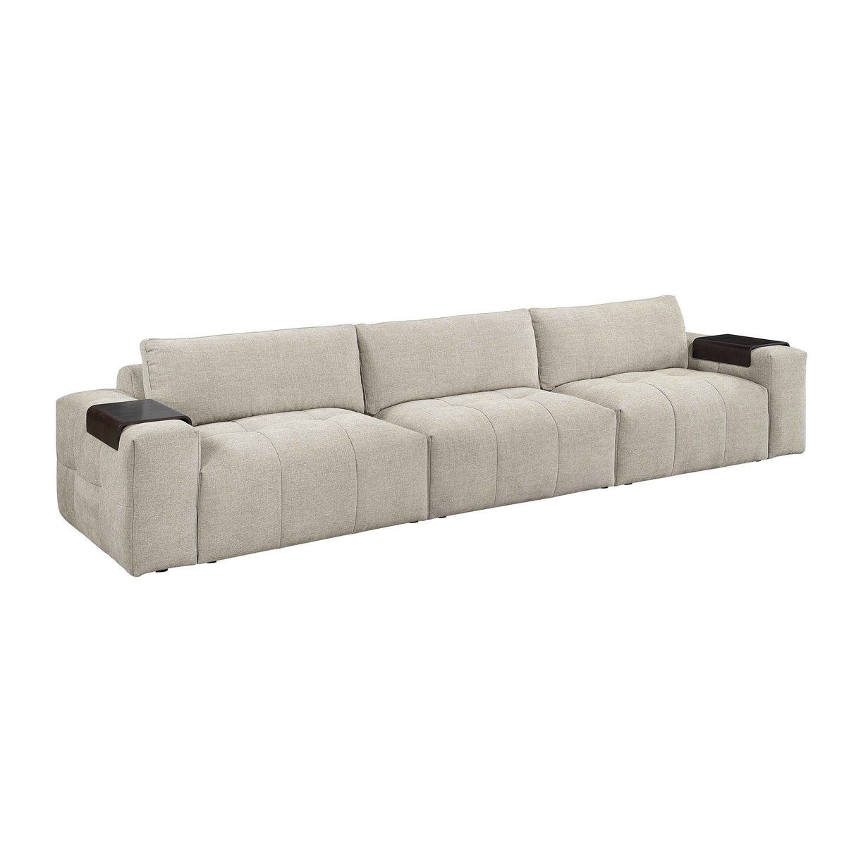 Tidal Taupe Modular Loveseat by Homelegance at Eve Furniture