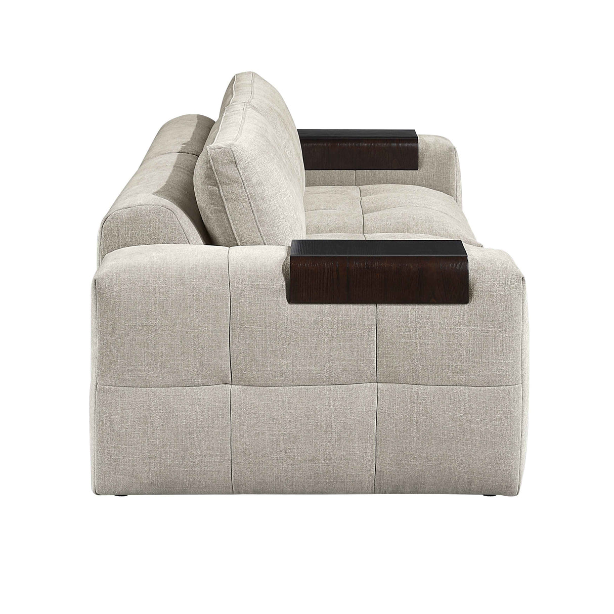 Tidal Taupe Modular Loveseat by Homelegance at Eve Furniture