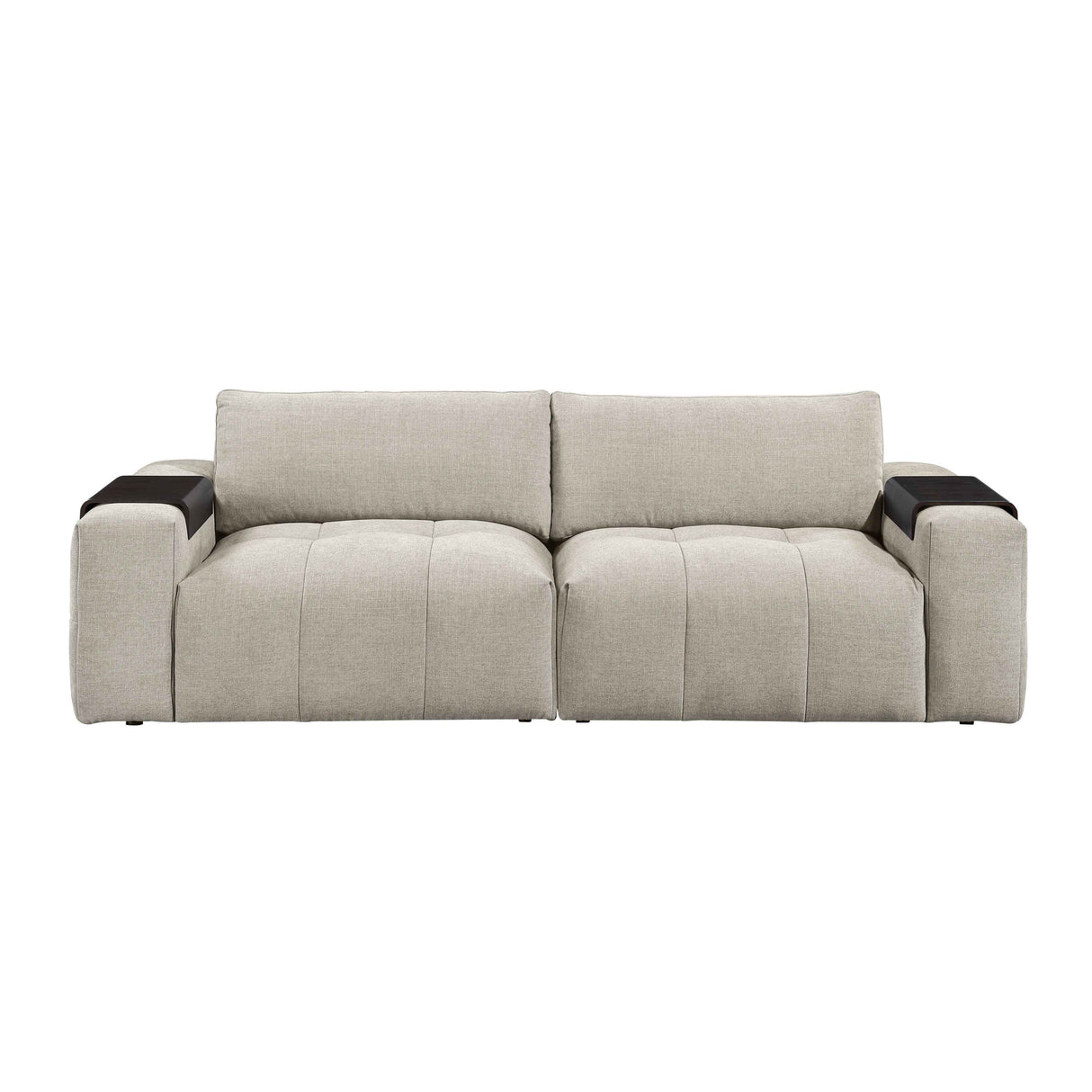 Tidal Taupe Modular Loveseat by Homelegance at Eve Furniture