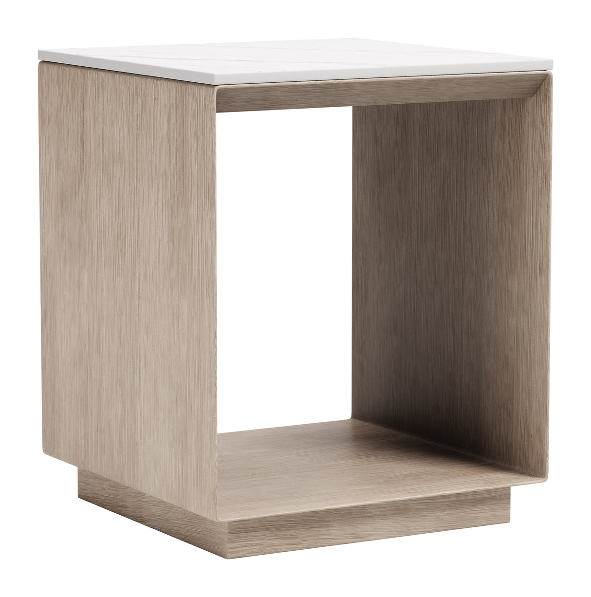 Tidecrest White Outdoor Side Table by Zuomod at Eve Furniture