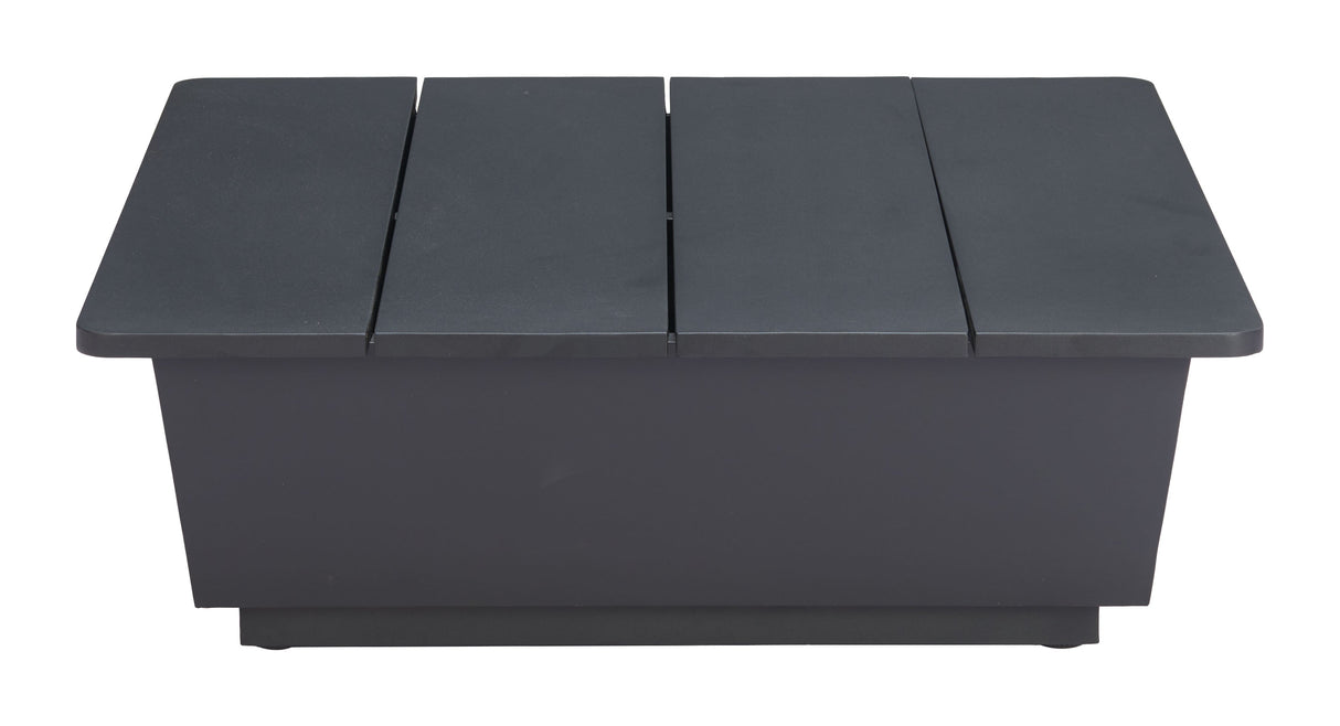 Tien Black Outdoor Side Table by Zuomod at Eve Furniture