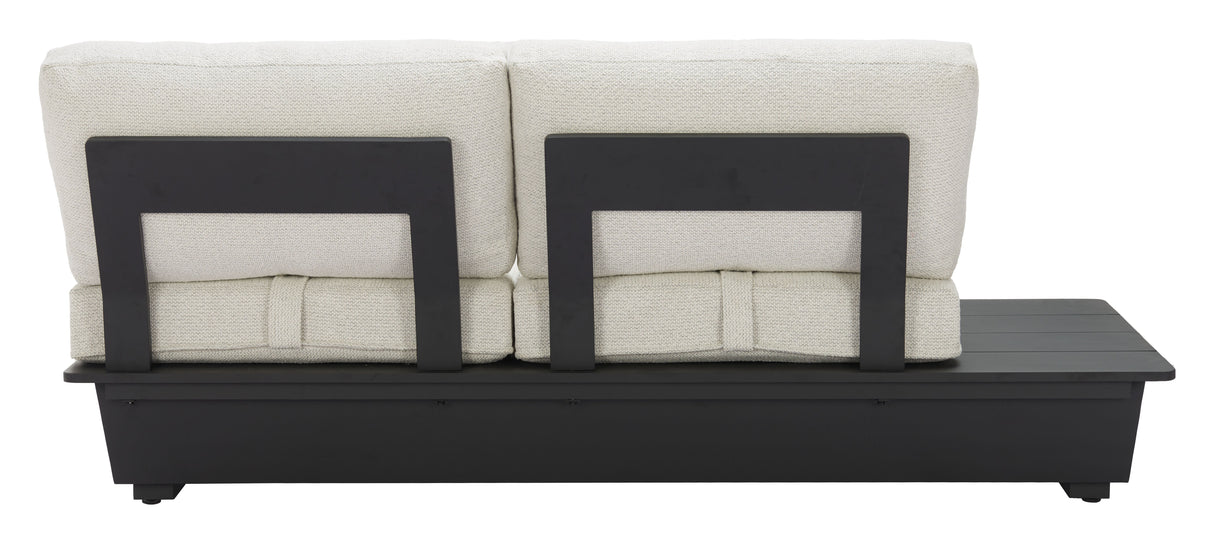 Tien LHF Beige Outdoor Loveseat by Zuomod at Eve Furniture