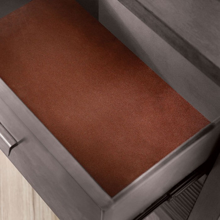 Tienen Gray Pier Cabinet by Furniture of America at Eve Furniture