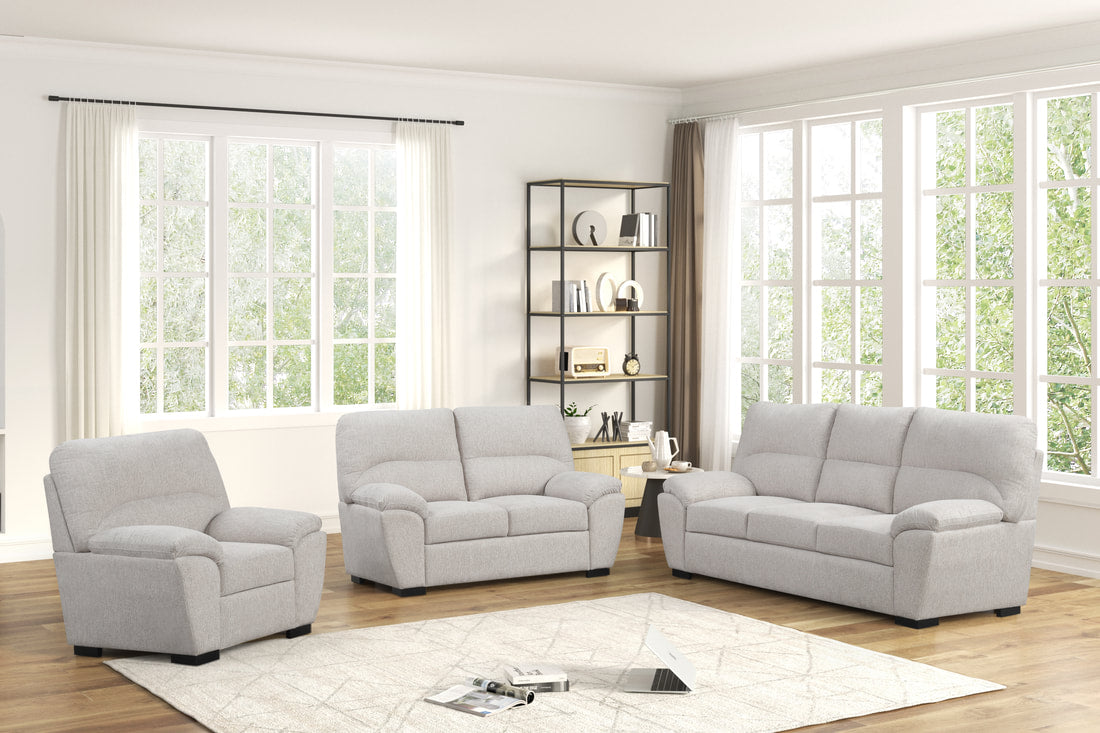 Tiffany Stone Fabric Living Room Set by Happy Homes at Eve Furniture