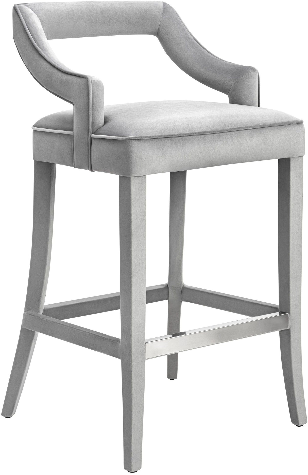 Tiffany Velvet Stool by TOV Furniture at Eve Furniture