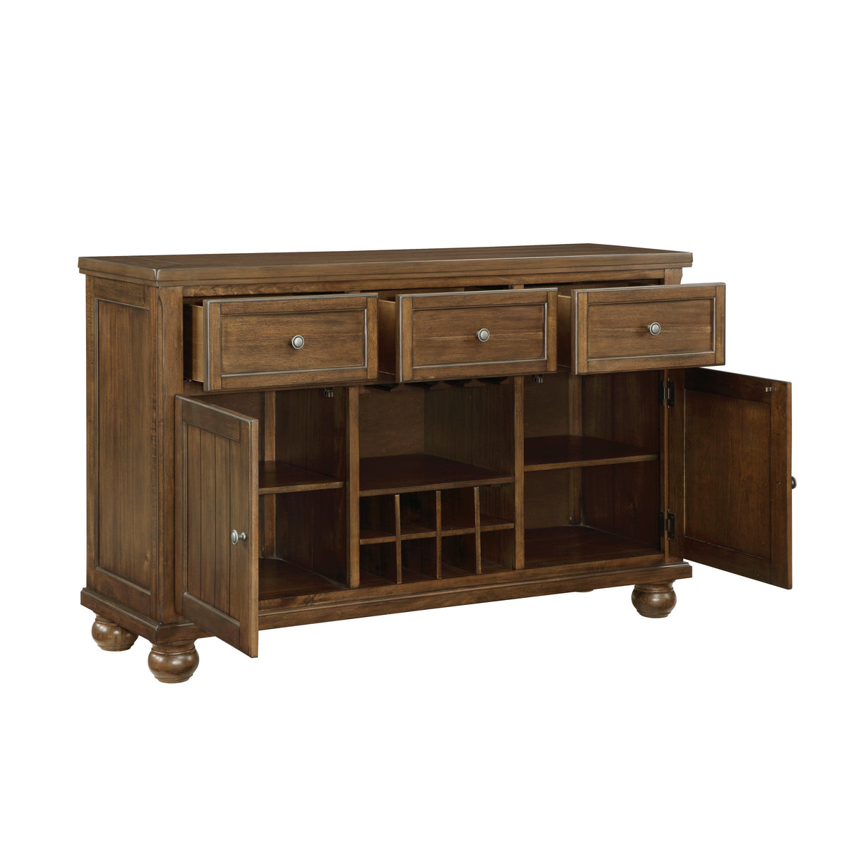 Tigard Cherry Dining Server by Homelegance at Eve Furniture