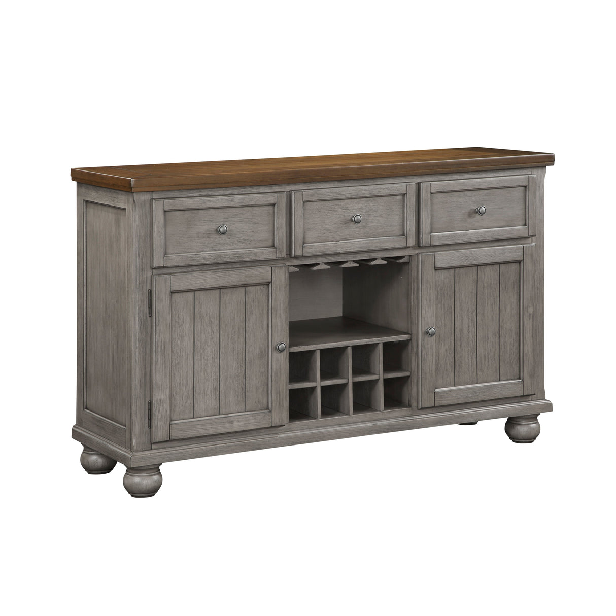Tigard Gray Dining Server by Homelegance at Eve Furniture
