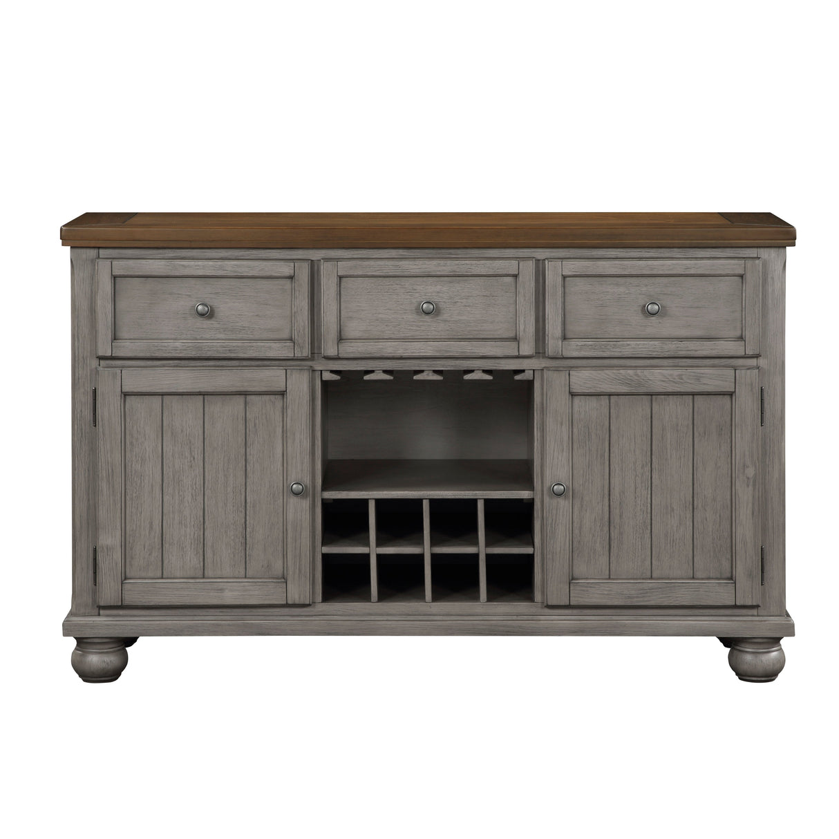 Tigard Gray Dining Server by Homelegance at Eve Furniture
