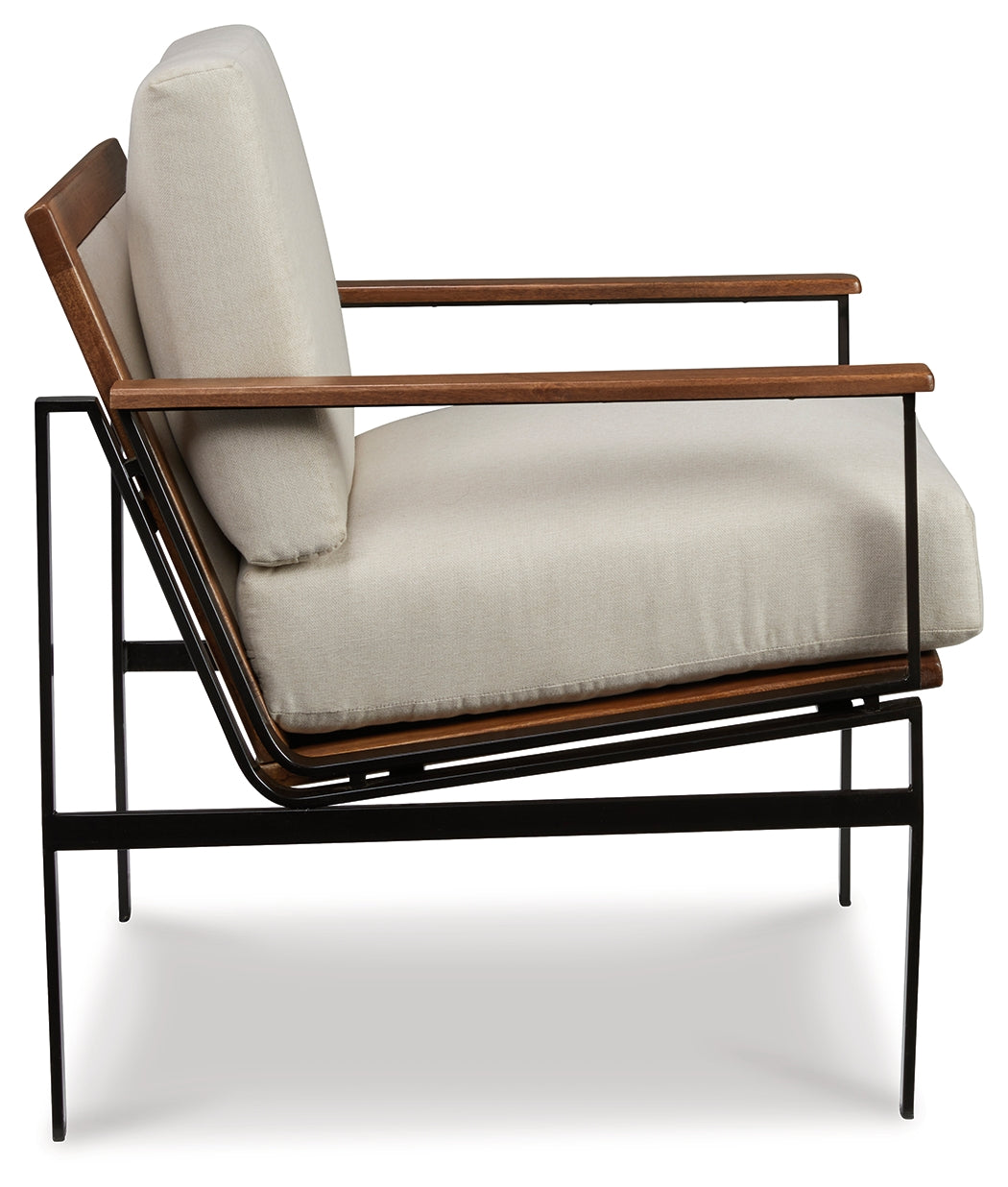 Tilden Ivory/Brown Accent Chair by ASHLEY FURNITURE at Eve Furniture