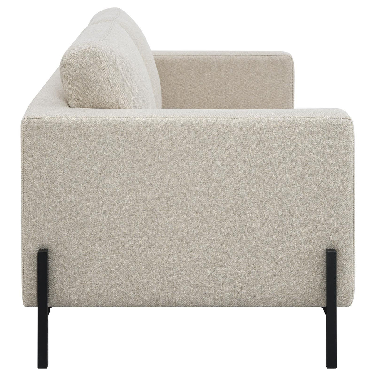 Tilly Oatmeal Upholstered Track Arms Living Room Set by Coaster at Eve Furniture