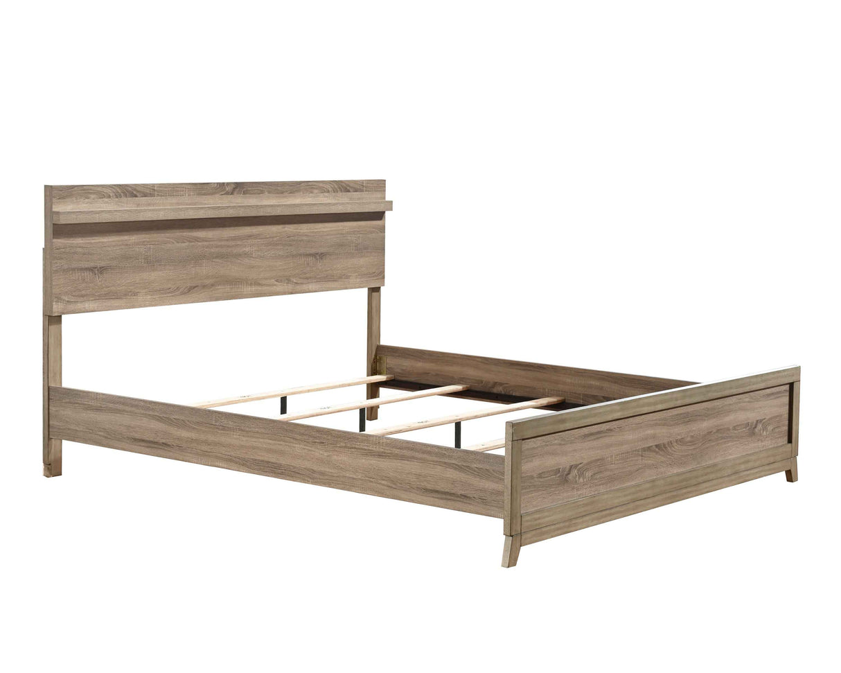 Tilston Natural Panel Bedroom Set by Crown Mark at Eve Furniture