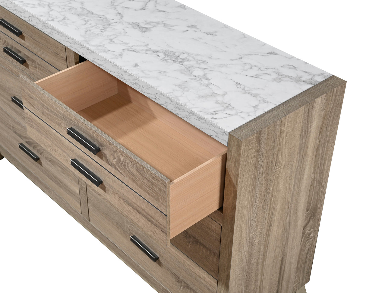 Tilston Natural Panel Bedroom Set by Crown Mark at Eve Furniture